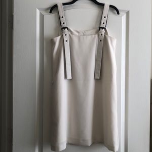 Kenneth Cole Cream buckle strap dress